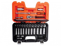 Bahco S330L Socket Set of 53 Metric 1/4in & 3/8in Deep Drive £114.95